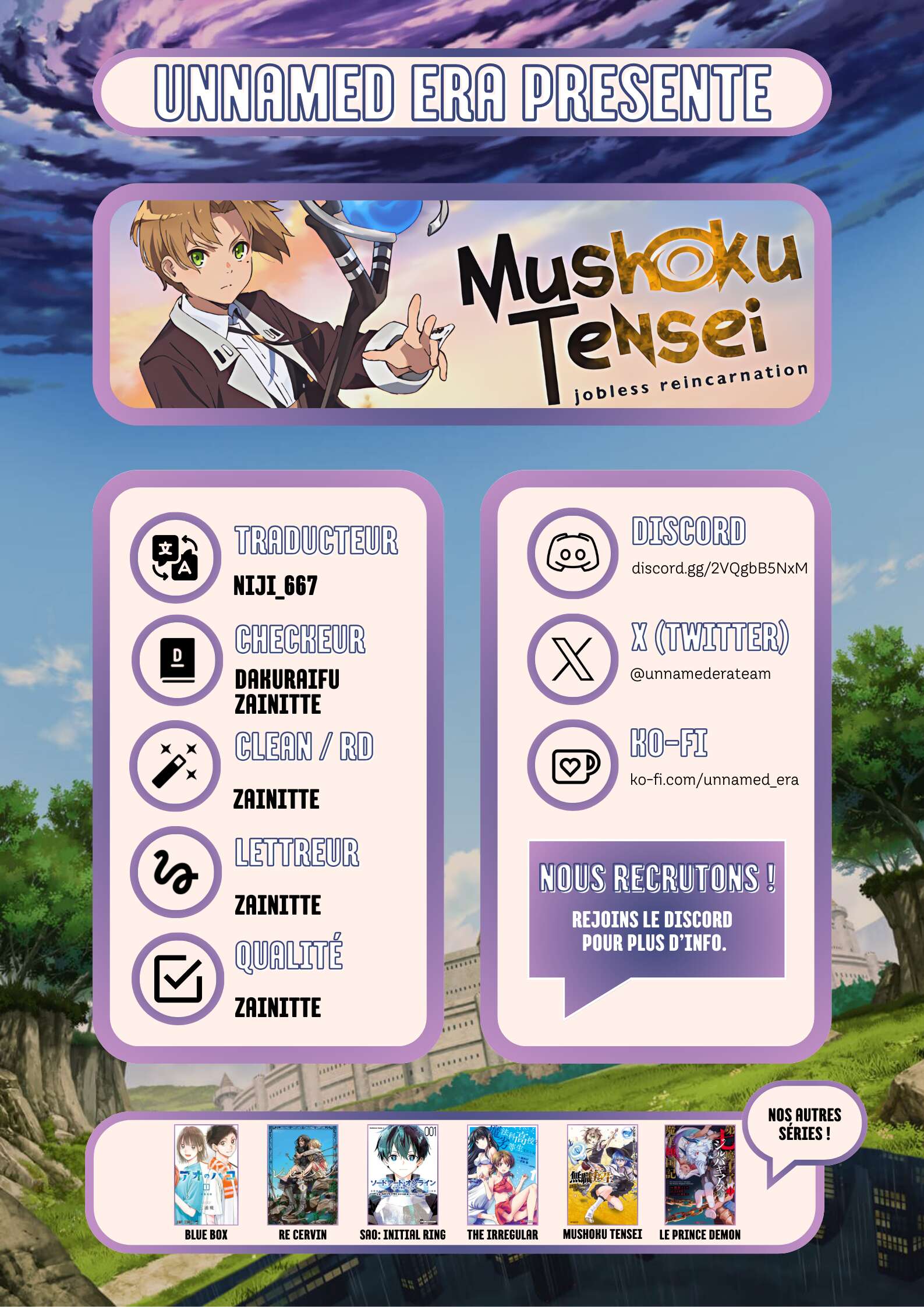 Read Mushoku Tensei FR Manga Online