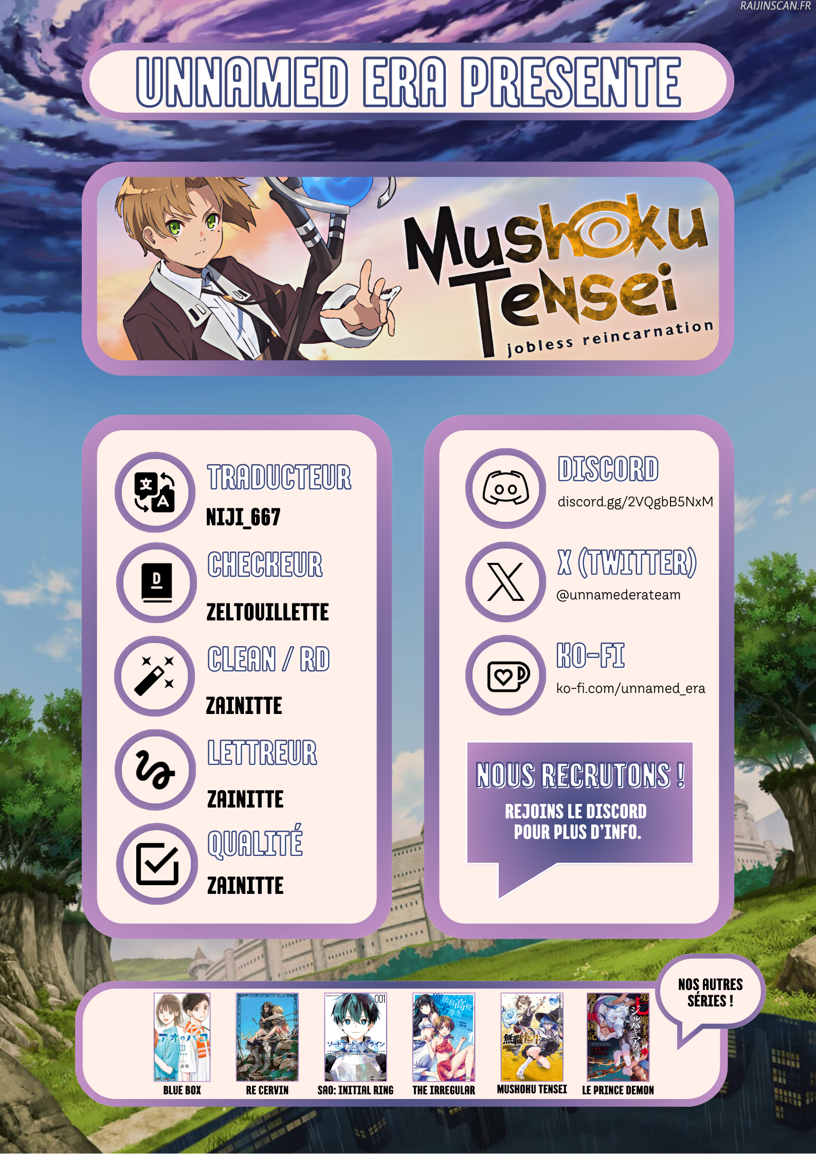 Read Mushoku Tensei FR Manga Online