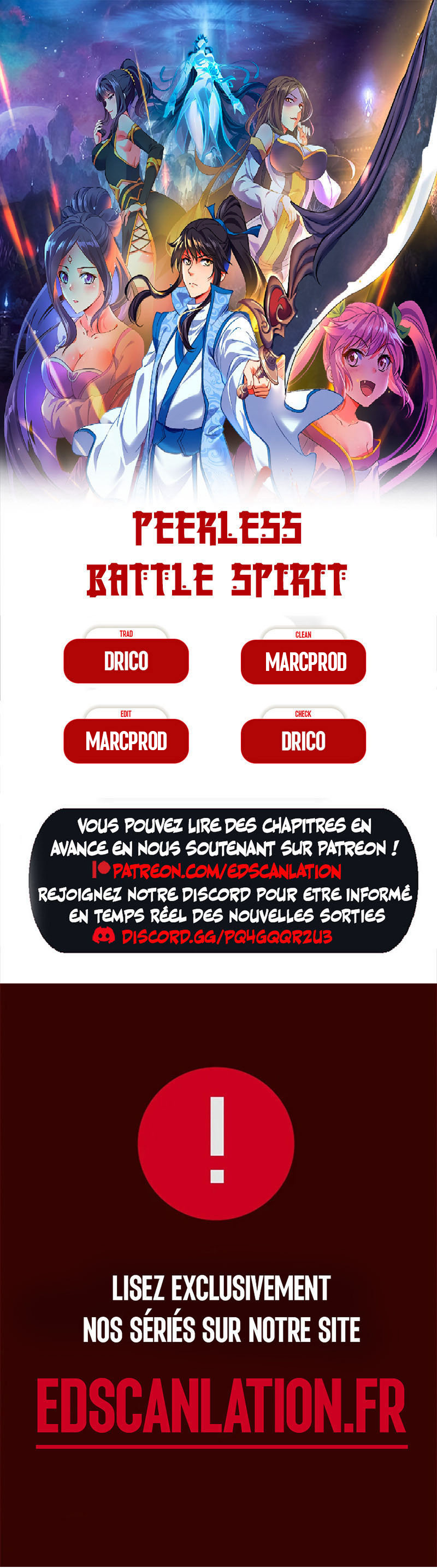 Read Peerless Battle Spirit FR Manga Online