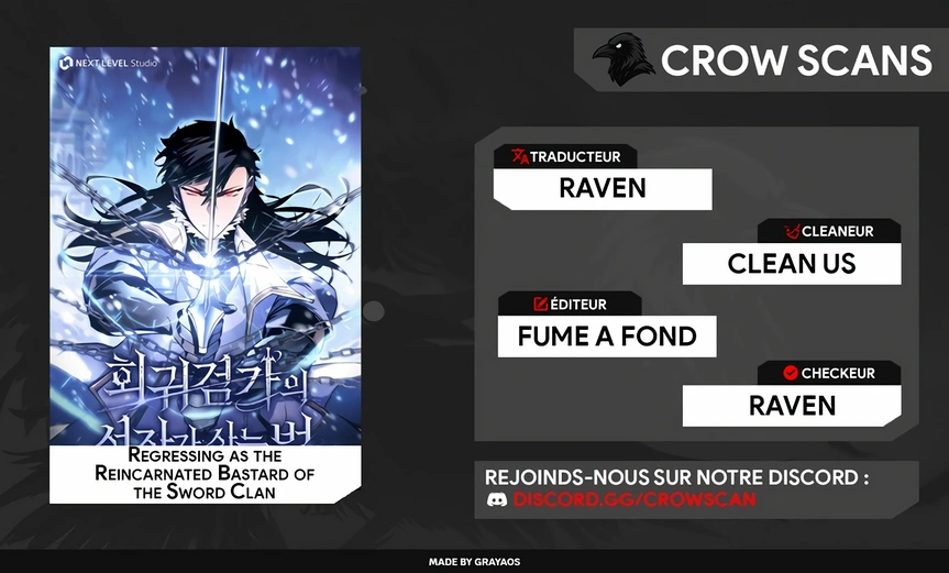 Read Regressing as the Reincarnated Bastard of the Sword Clan FR Manga Online