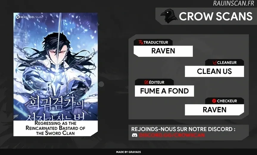 Read Regressing as the Reincarnated Bastard of the Sword Clan FR Manga Online