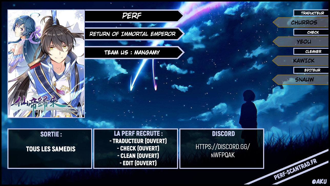 Read Return Of Immortal Emperor FR Manga Online