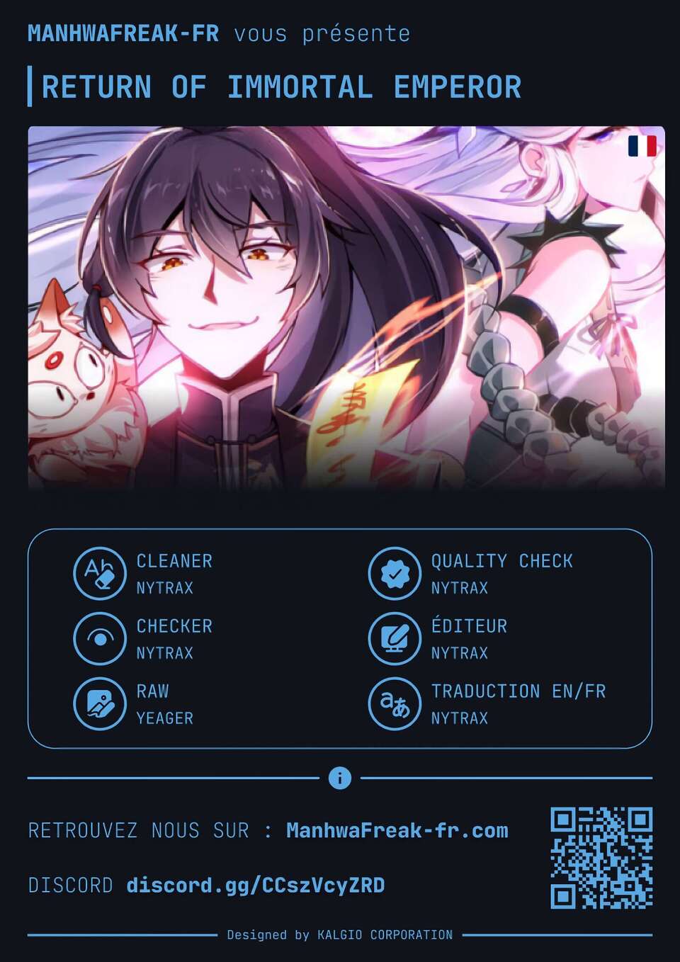 Read Return Of Immortal Emperor FR Manga Online