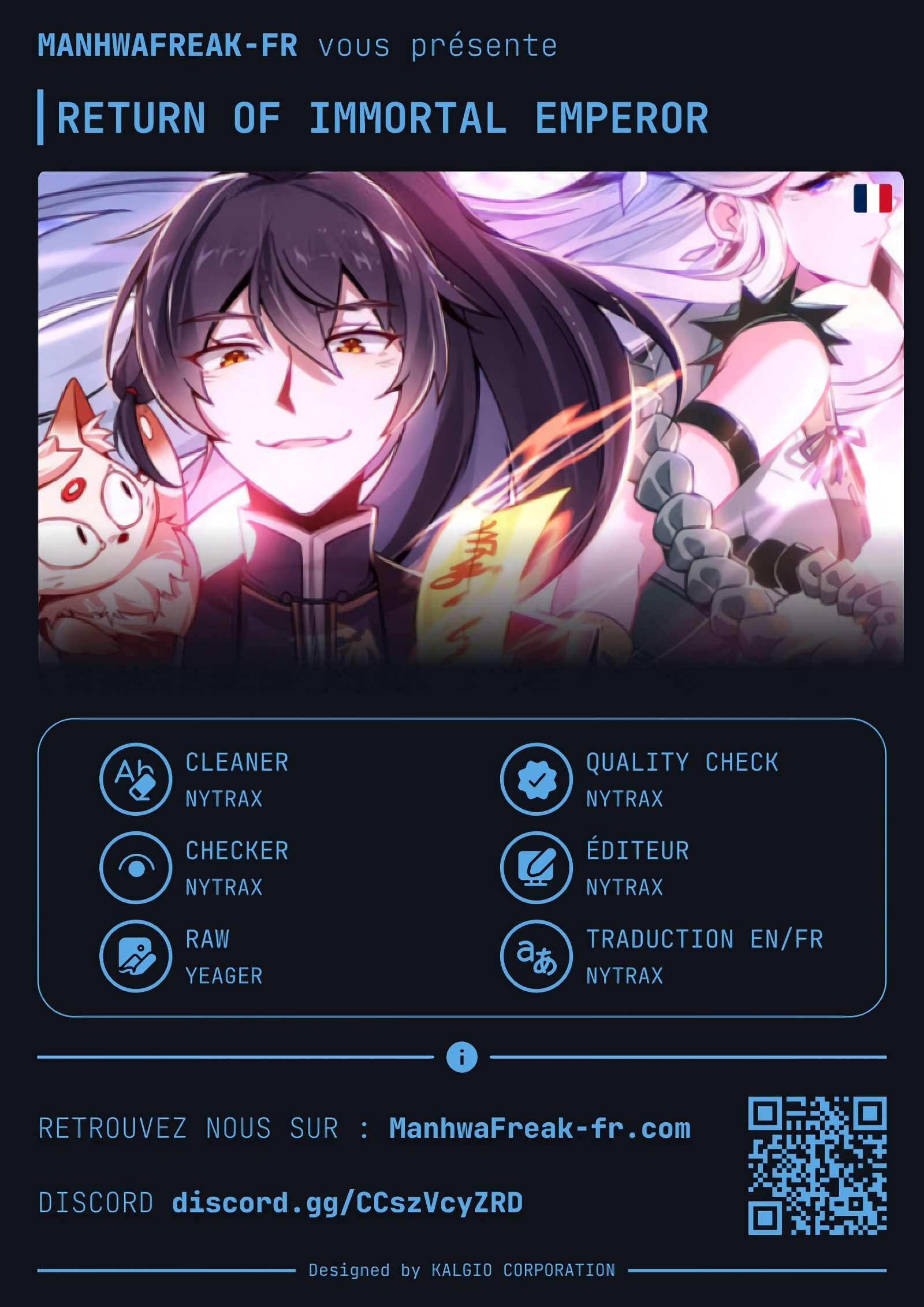 Read Return Of Immortal Emperor FR Manga Online