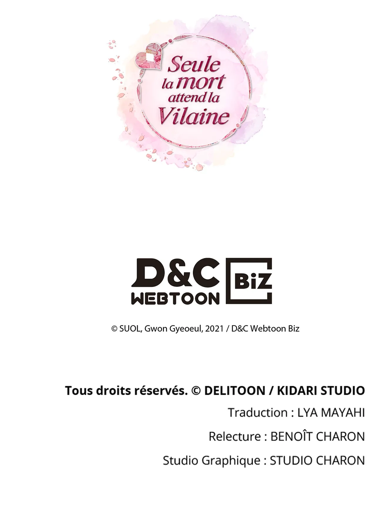 Read Seule la mort attend la vilaine FR Manga Online