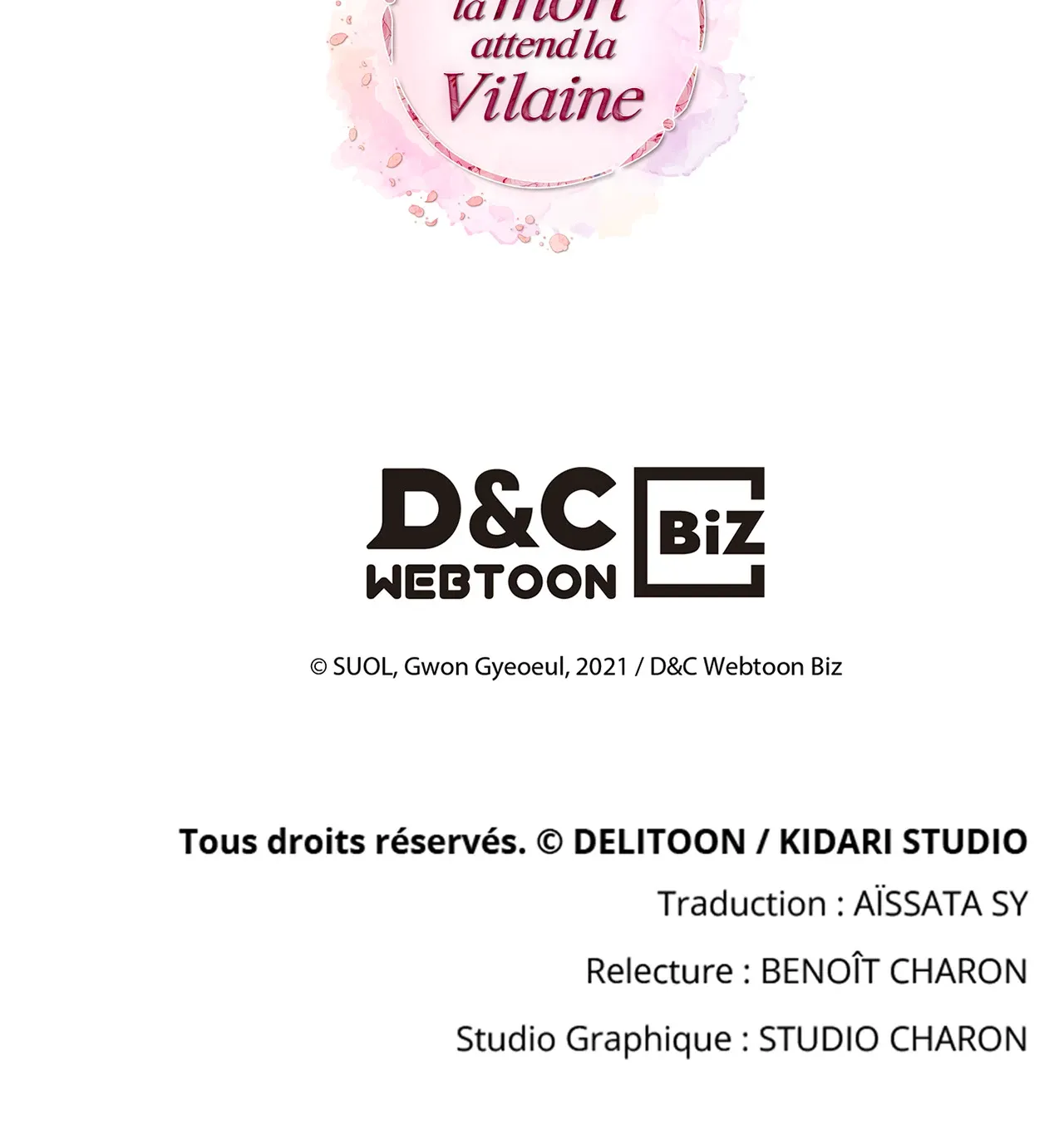 Read Seule la mort attend la vilaine FR Manga Online