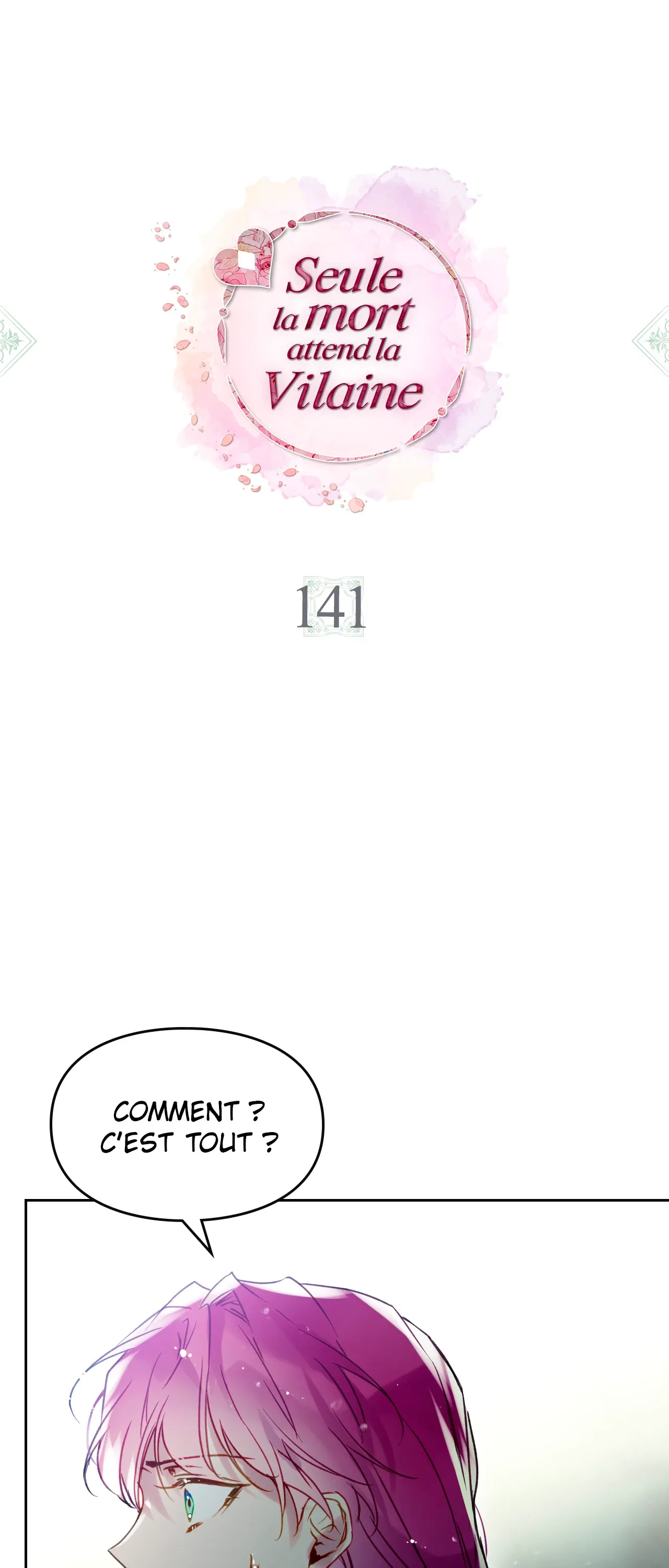 Read Seule la mort attend la vilaine FR Manga Online