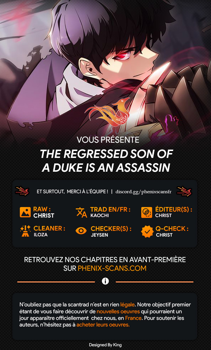 Read The Regressed Son of a Duke is an Assassin FR Manga Online
