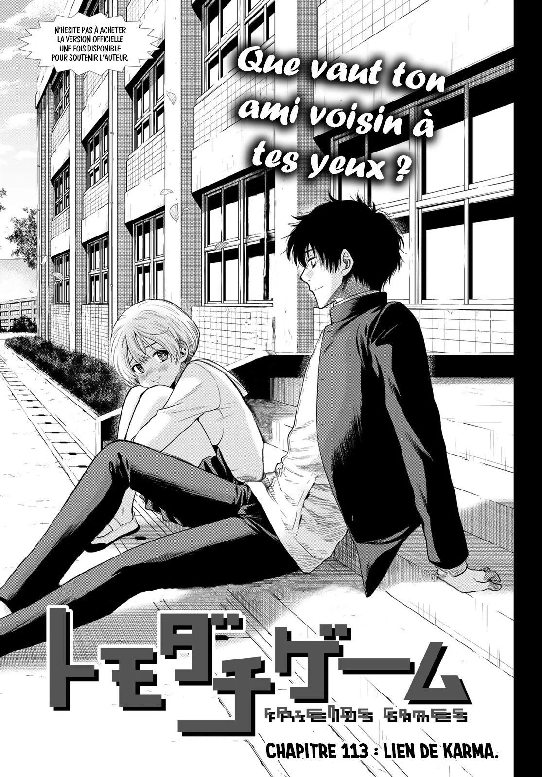 Read Tomodachi Game FR Manga Online